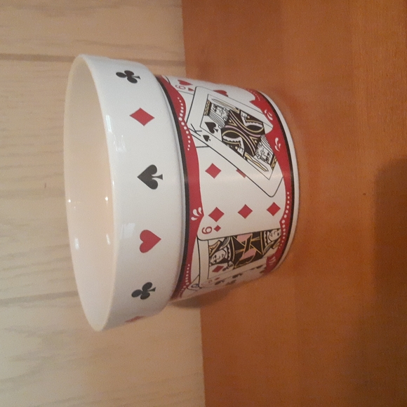 Casino Poker Popcorn Chip Bowl - Picture 2 of 8